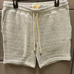 Faherty Mens Lucaya Sweatshort,Large,whitewater